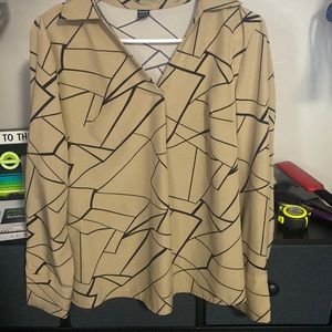 Cool long sleeve blouse, size L